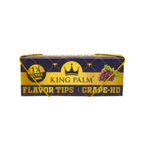 French Brown Rolling Papers - 1 1/4 Size - Grape HD Tips