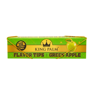 French Brown Rolling Papers - King Size - Green Apple Tips