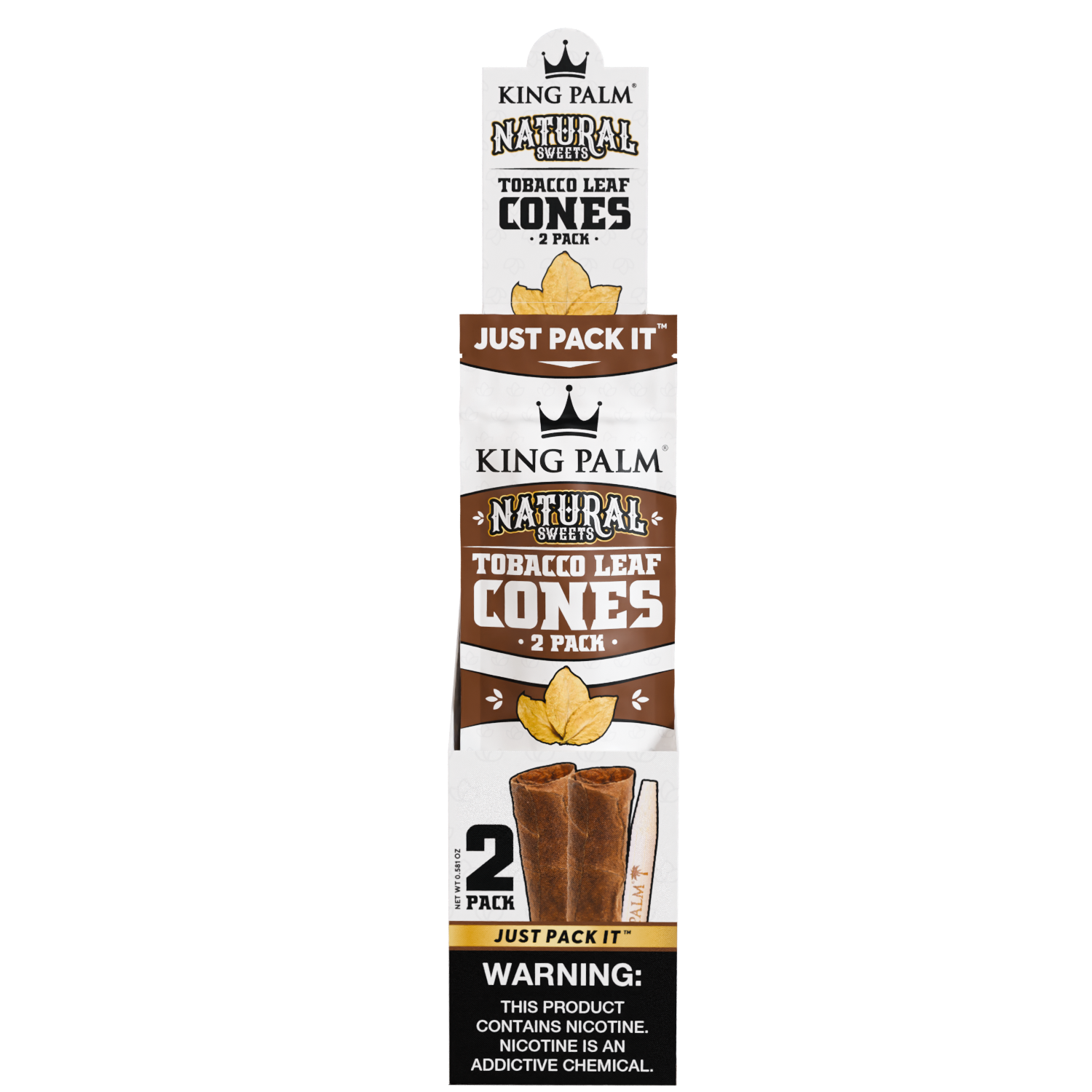 Tobaco-cones-Natural_front-display